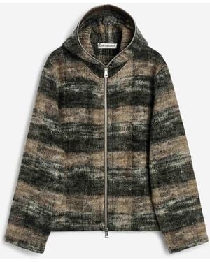 Our Legacy Strickjacke Mit Kapuze Und Reißverschluss - Braun