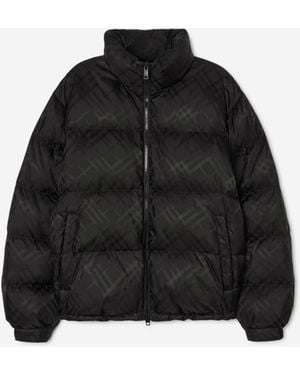 Burberry Plumífero Highlands Poliamida - Negro