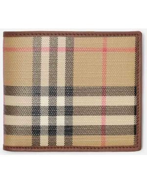 Burberry Geldbörse Check - Natur
