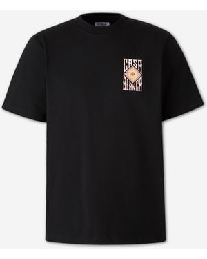 CASABLANCA Short Sleeve T-Shirt - Black