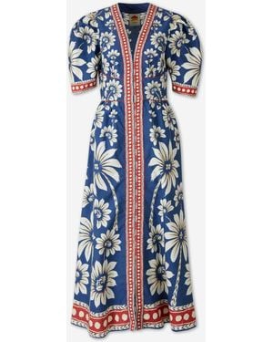 FARM Rio Luna Maxi Dress - Blue