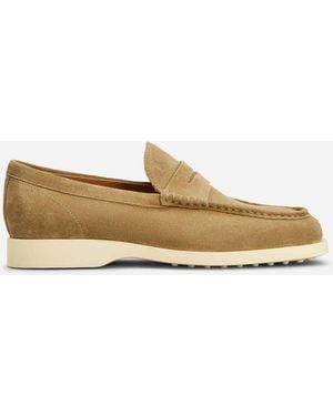 Tod's Mocassins En Daim - Neutre