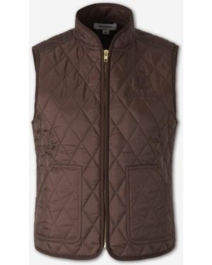 Sporty & Rich Thin Padded Vest - Brown