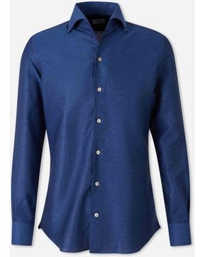 Santa Eulalia Plain Shirt - Blue