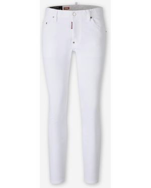 DSquared² Slim Skater Jeans - White