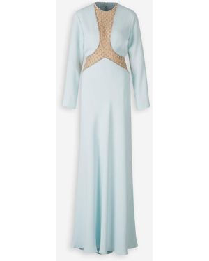 Costarellos Sparkly Maxi Dress - Blue