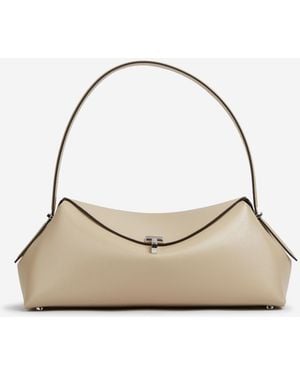 TOTEME Bolso Hombro T-Lock - Neutro