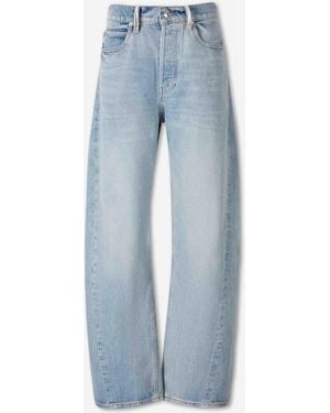 Alexander Wang Jeans Anchos Algodón - Azul