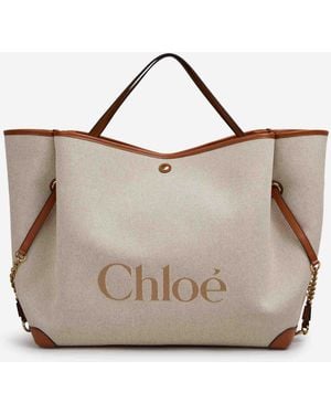 Chloé Bolso Maxi Clover - Neutro
