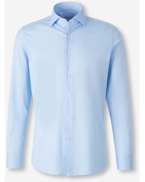 Santa Eulalia Plain Cotton Shirt - Blue