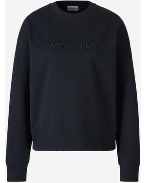 Moncler Sudadera Cuello Redondo - Azul