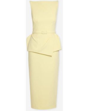 Safiyaa Flaminia Midi Dress - Yellow