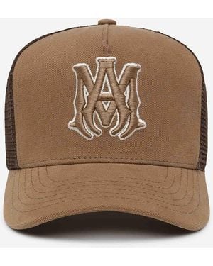 Amiri Cap Detail Panel - Brown