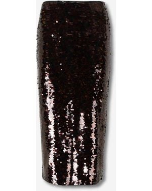 STAUD Ciara Midi Skirt - Black