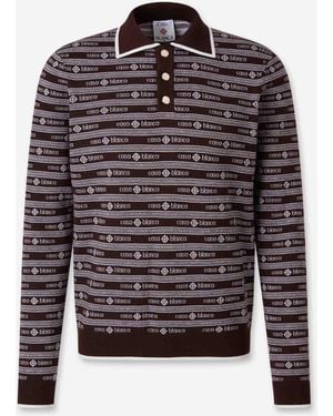 CASABLANCA Logo Print Jersey - Grey
