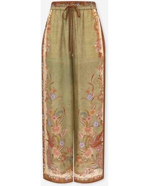 Zimmermann Pantaloni A Gamba Larga Indra - Neutro