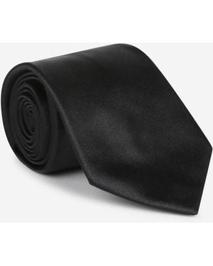 Bigi por Santa Eulalia Silk Satin Tie - Black