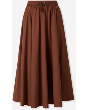 Herno Stretch Midi Skirt - Brown