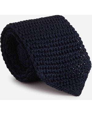 Tom Ford Silk Knit Tie - Blue