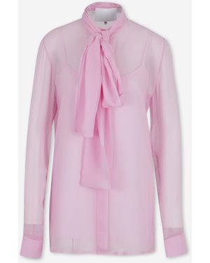 Costarellos Blouse With Bow - Pink