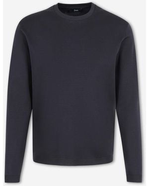 Herno Crew Neck Jumper - Blue