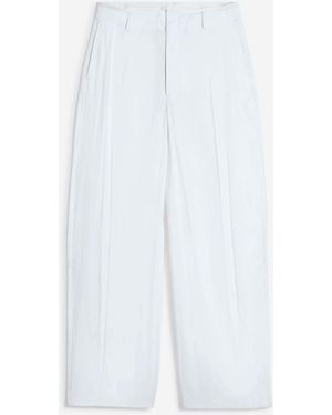 Lemaire Pleated Pants - White