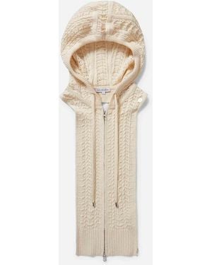 Veronica Beard Dickey Point Hood - White