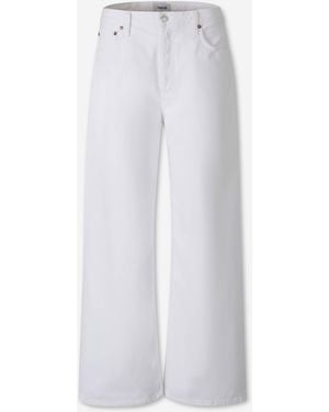 Agolde Low Slung Baggy Jeans - White