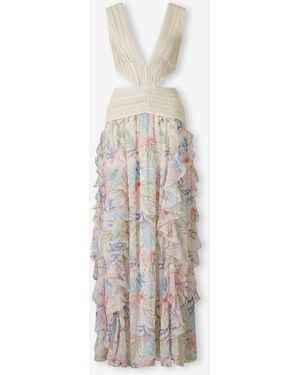 PATBO Seaweed Maxi Dress - White
