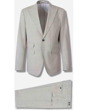DSquared² Straight Wool Suit - Grey