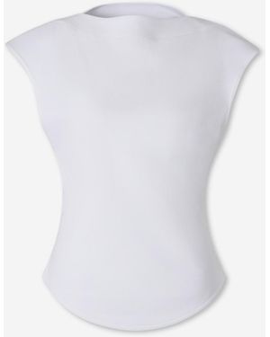 Alaïa Short Sleeve T-Shirt - White