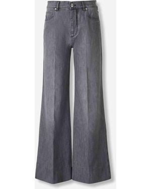 Bottega Veneta Jeans Anchos - Gris