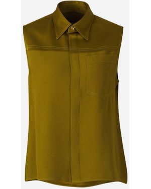 Ami Paris Bottoni Di Camicetta - Verde