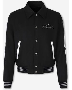 Amiri Skel Bomber Jacket - Black