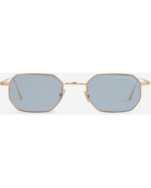 Cutler and Gross Rectangular Sunglasses - Blue