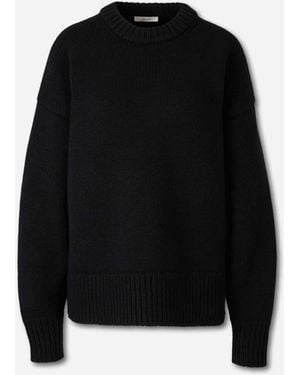 The Row Crew Neck Jumper - Black