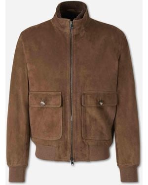 Santa Eulalia Casual Leather Jacket - Brown