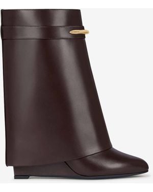 Givenchy Stivaletti Shark Lock - Marrone