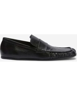 Jil Sander Leather Moccasins - White