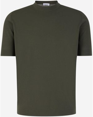 Santa Eulalia Cotton Knit T-Shirt - Green