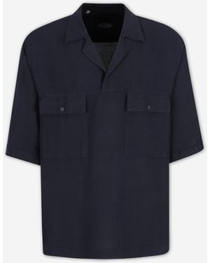 Vincenzo Di Ruggiero Casual Short Sleeve Shirt - Blue