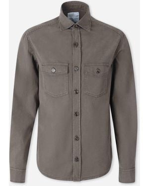 richard j. brown Gary Overshirt - Grey