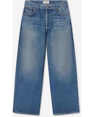 Agolde Wide Leg Rounded Jeans - Blue