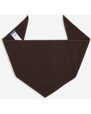 Jacquemus Bandana Cachemiro - Marrón