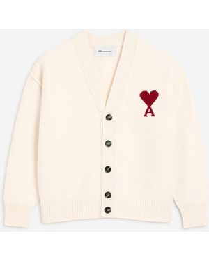 Ami Paris Cardigan - Neutro