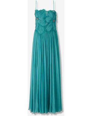 Costarellos Robe Maxi Adamaris - Bleu