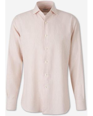 Santa Eulalia Camisa Rayas Algodón - Rosa