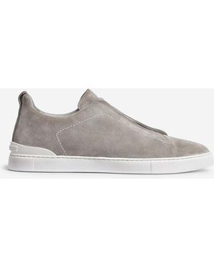 ZEGNA Triple Stitch Shoes - White