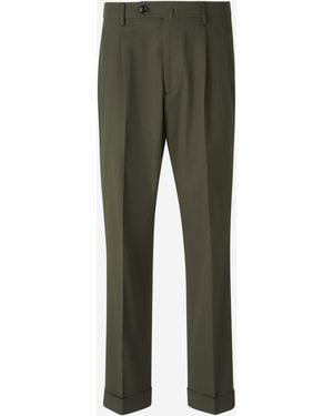 Berwich Pantalones Formales Algodón - Verde