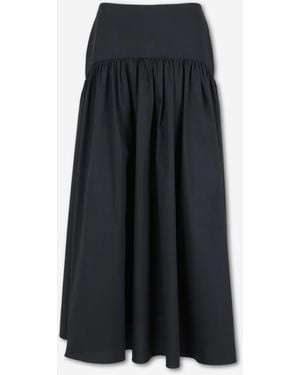 STAUD Procida Maxi Skirt - Black